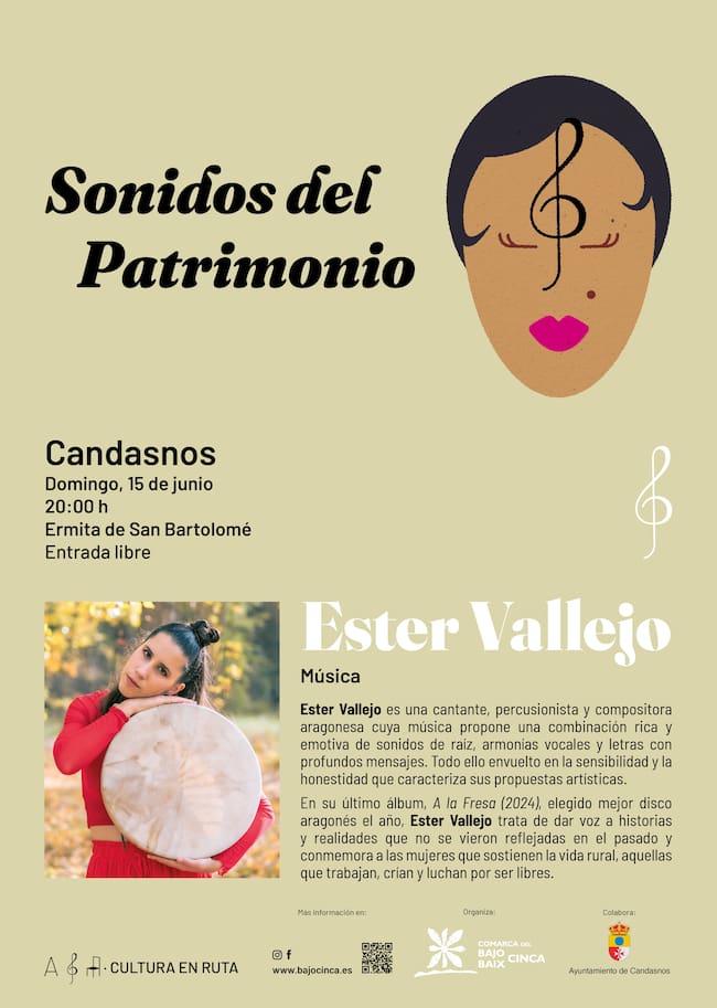 Ester Vallejo actuará en Candasnos