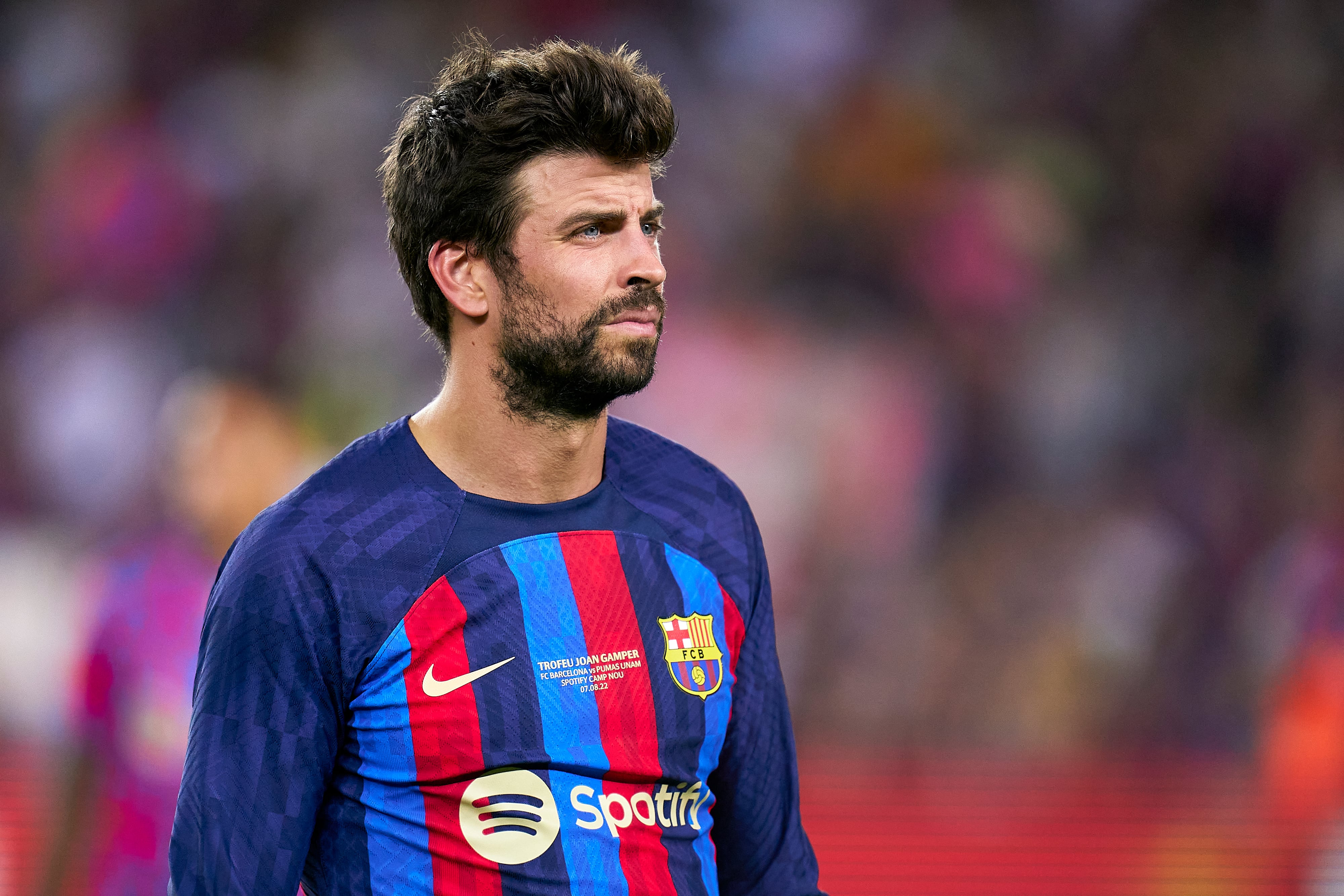 Gerard Piqué en el Gamper