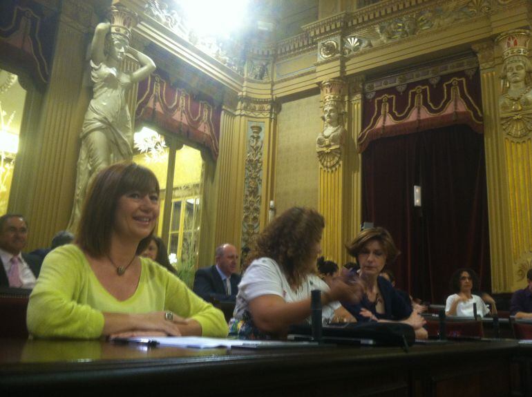 Francina Armengol en el Parlament