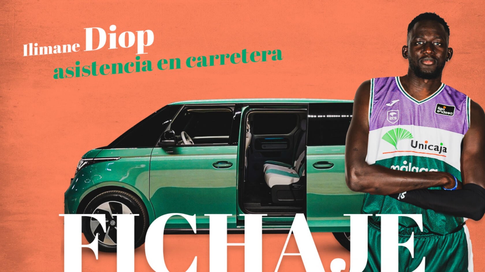 Así anunció el Unicaja el fichaje de Diop