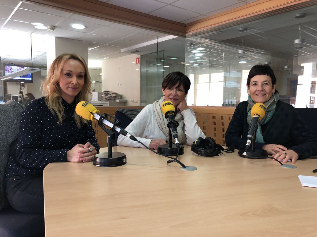 Maite Guerrero, Carmen Echazarreta i Isabel Salamaña