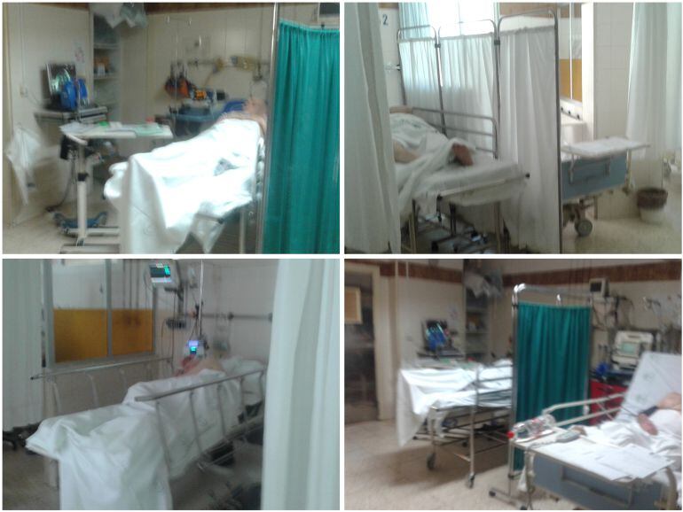 Imágenes de la situación de colapso del hospital Regional de Málaga