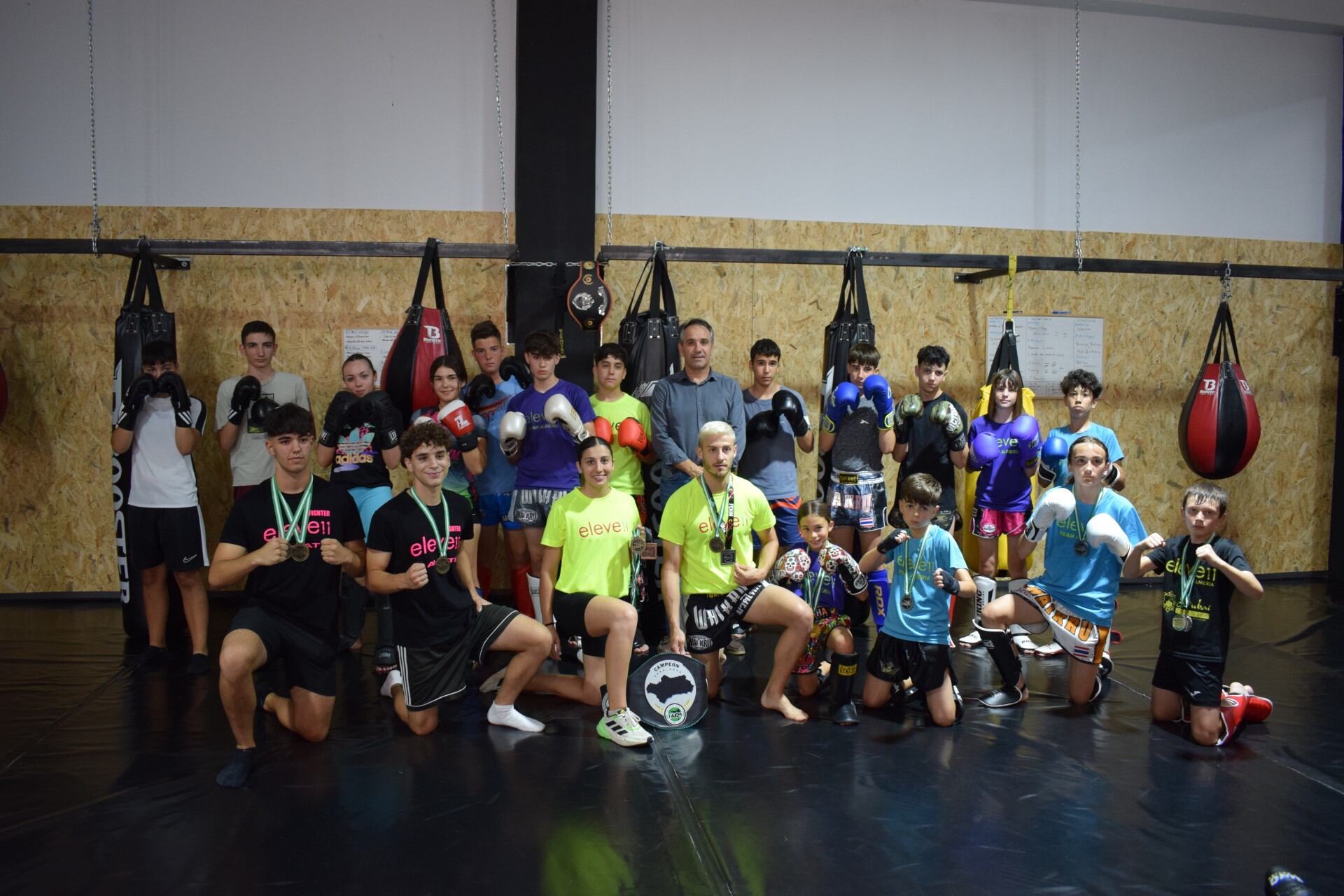 Una gran familia de deportistas en El Alquián.