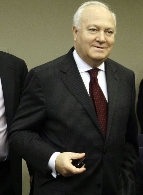 El ministro de Exteriores Miguel Ángel Moratinos