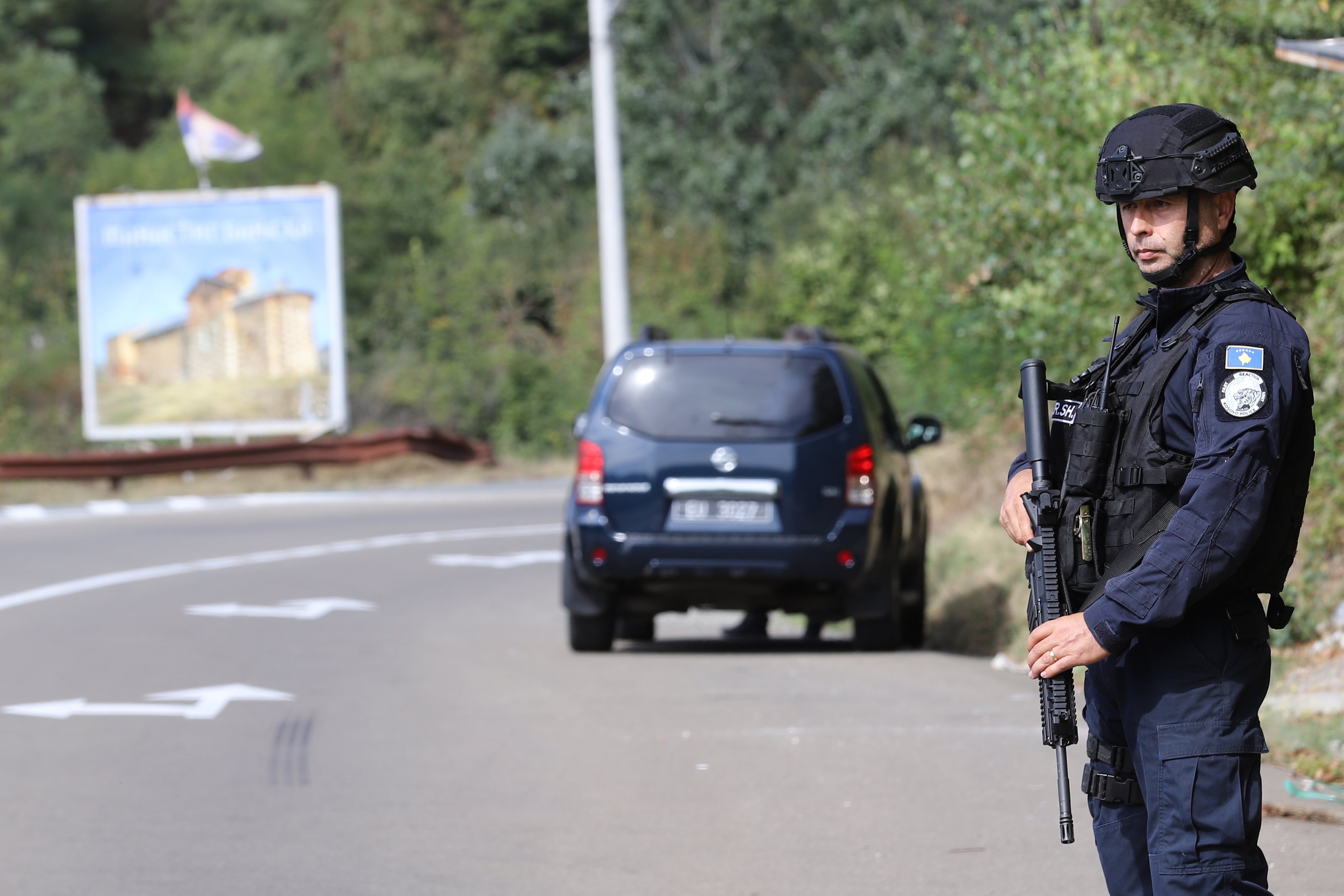 Policía en Kosovo. EFE/EPA/STR