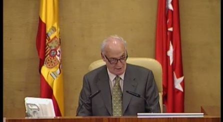 El expresidente de la Asamblea de Madrid, Jose Ignacio Echeverría