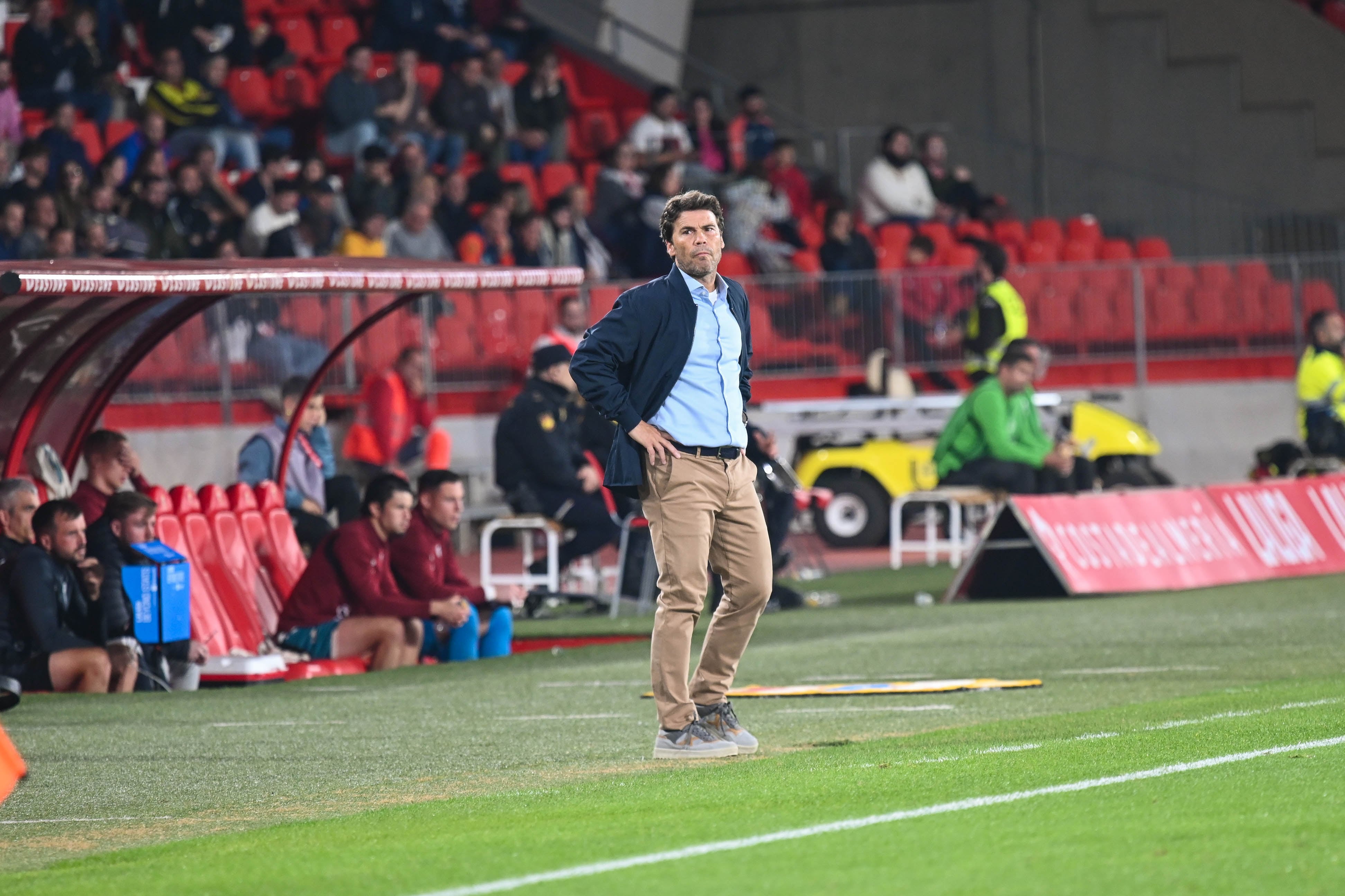 Rubi en el partido ante el Córdoba en casa.