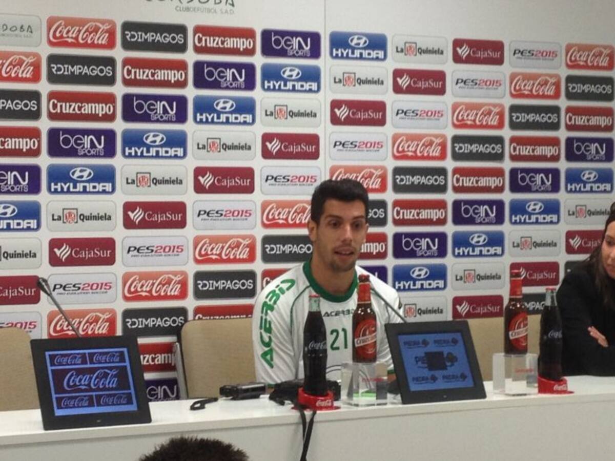 Caballero: "La plantilla es súper cualificada como otras en Segunda. Me gusta mucho el equipo y confío plenamente"