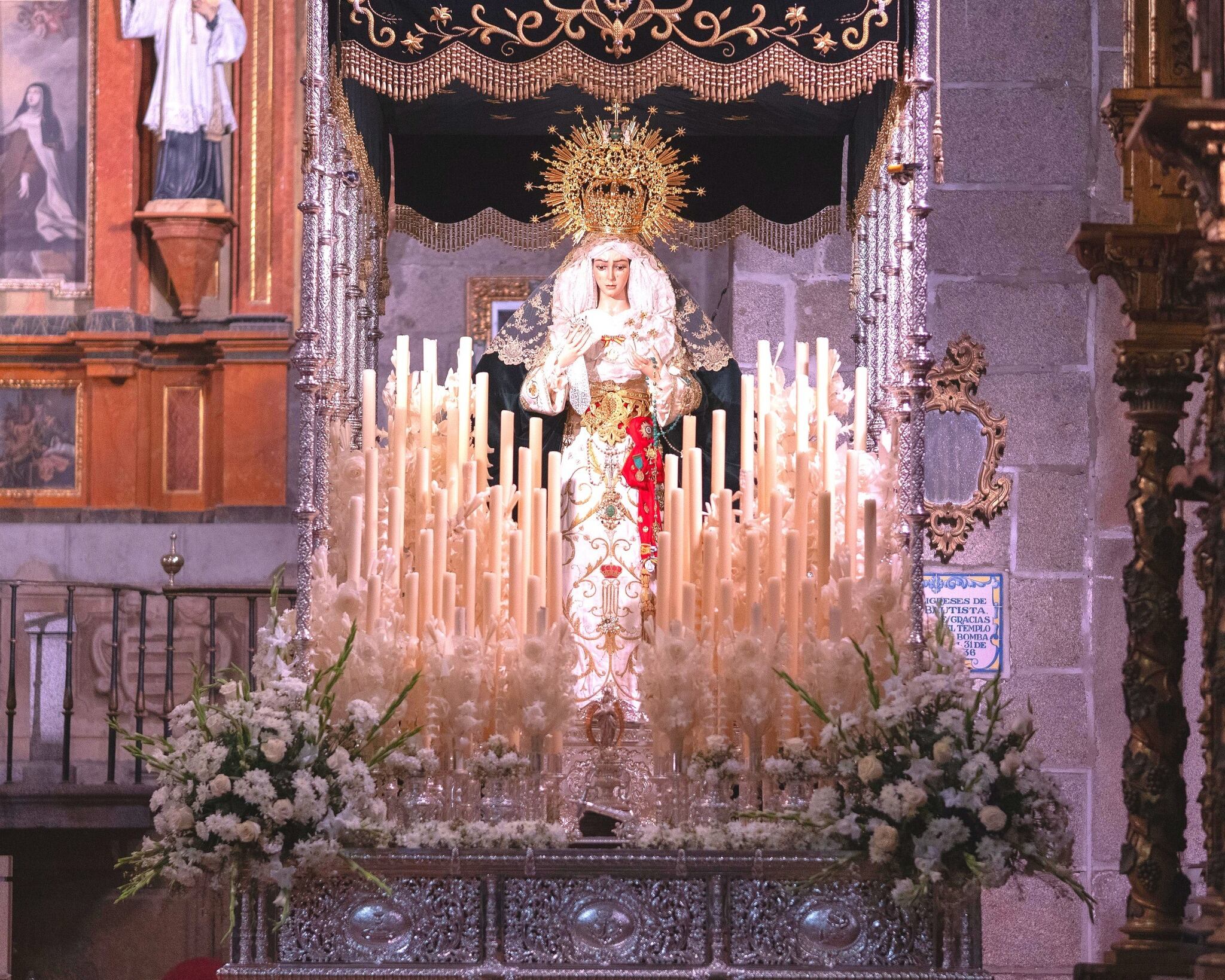 Virgen de la Esperanza./Hermandad de la Esperanza Ávila