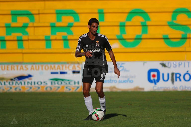 Alfonso Martín en un partido de pretemporada.