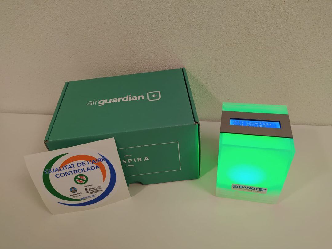 Los medidores de CO2 que se instalan en el interior de los locales de la hostelería de la ciudad.