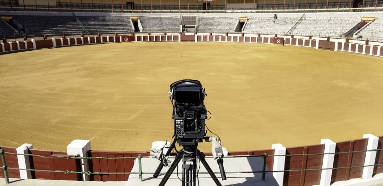 Imagen del interior de la Plaza de Toros de Valladolid