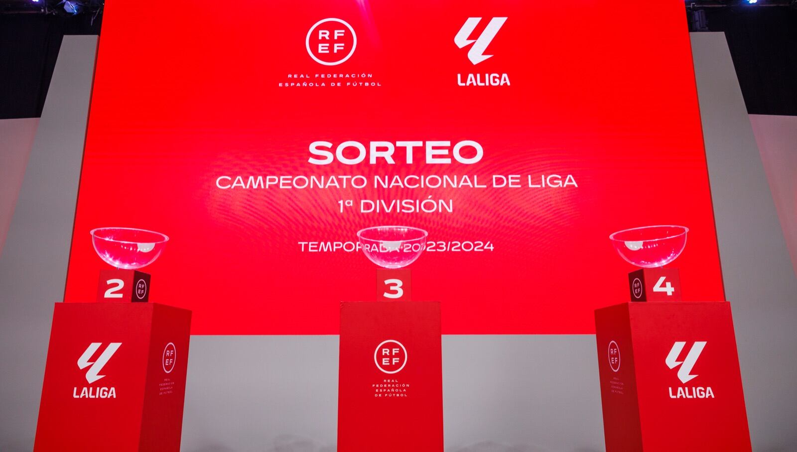 Este jueves se ha celebrado el sorteo de la temporada 2023/2024.