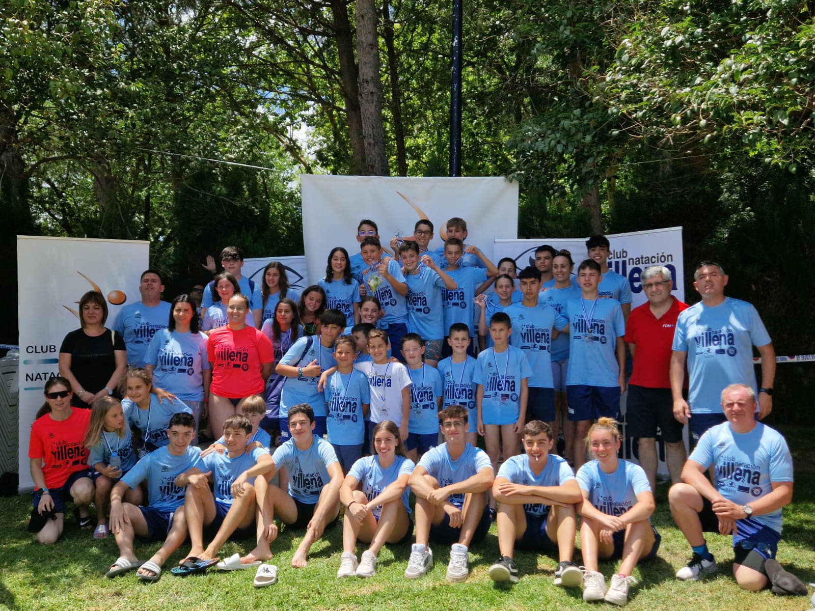 Participantes del Club Natación Villena