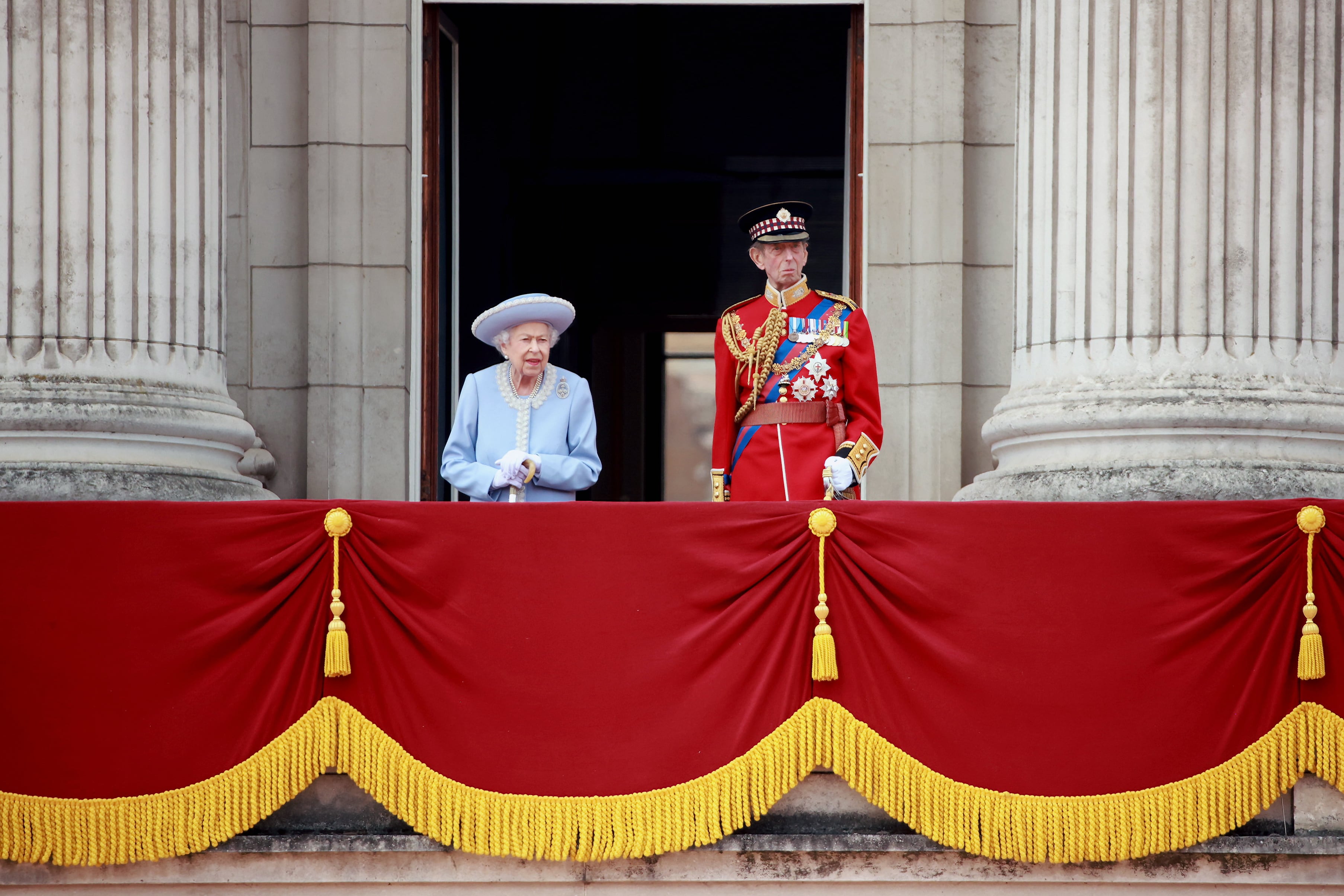 La reina Isabel II, de 96 años, celebra el Jubileo de Platino, sus 70 años en el trono.de