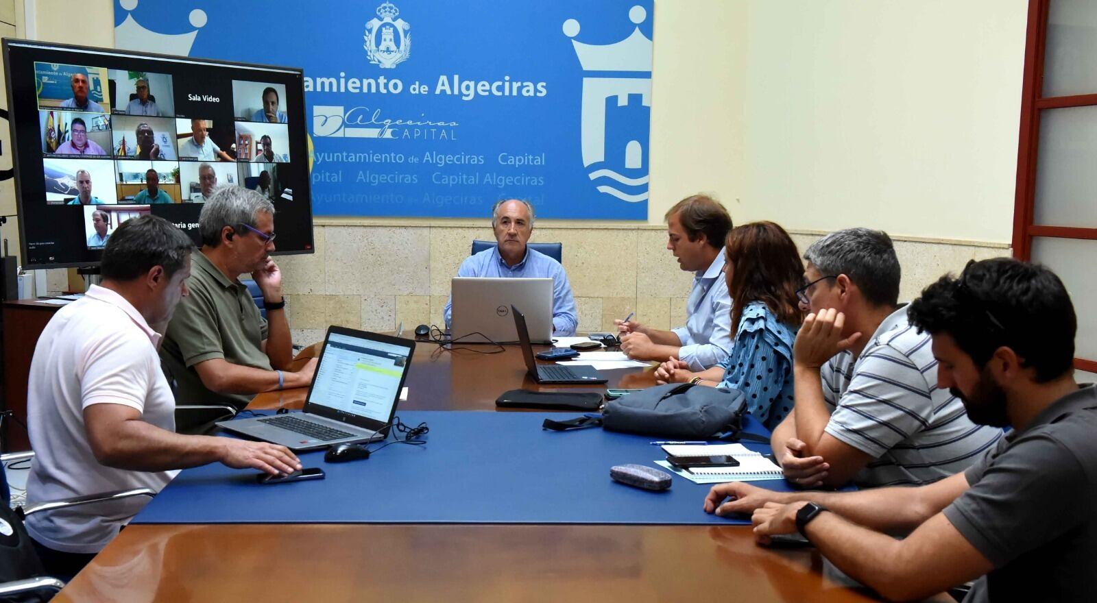 Un momento del Consejo de Administración de Emalgesa.