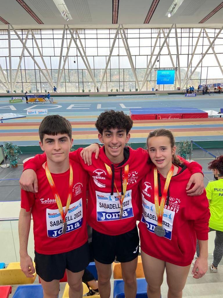 Sergio Callado (I), Julia Nortes y Juan Gabriel Armero triunfaron en Sabadell