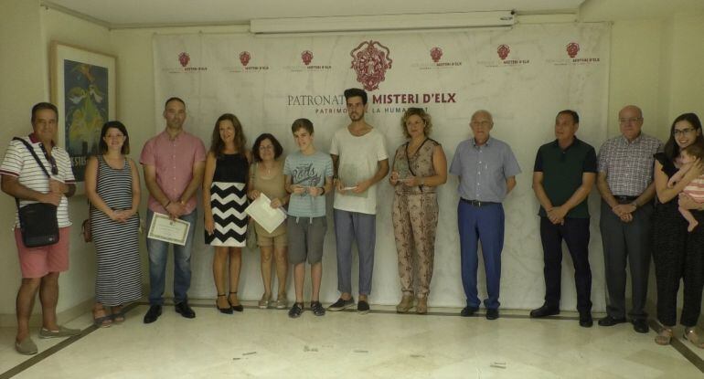 Entrega de premios de los escaparates del Misteri