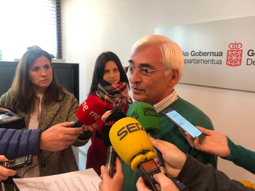 El director gerente del Servicio Navarro de Salud, Óscar Moracho