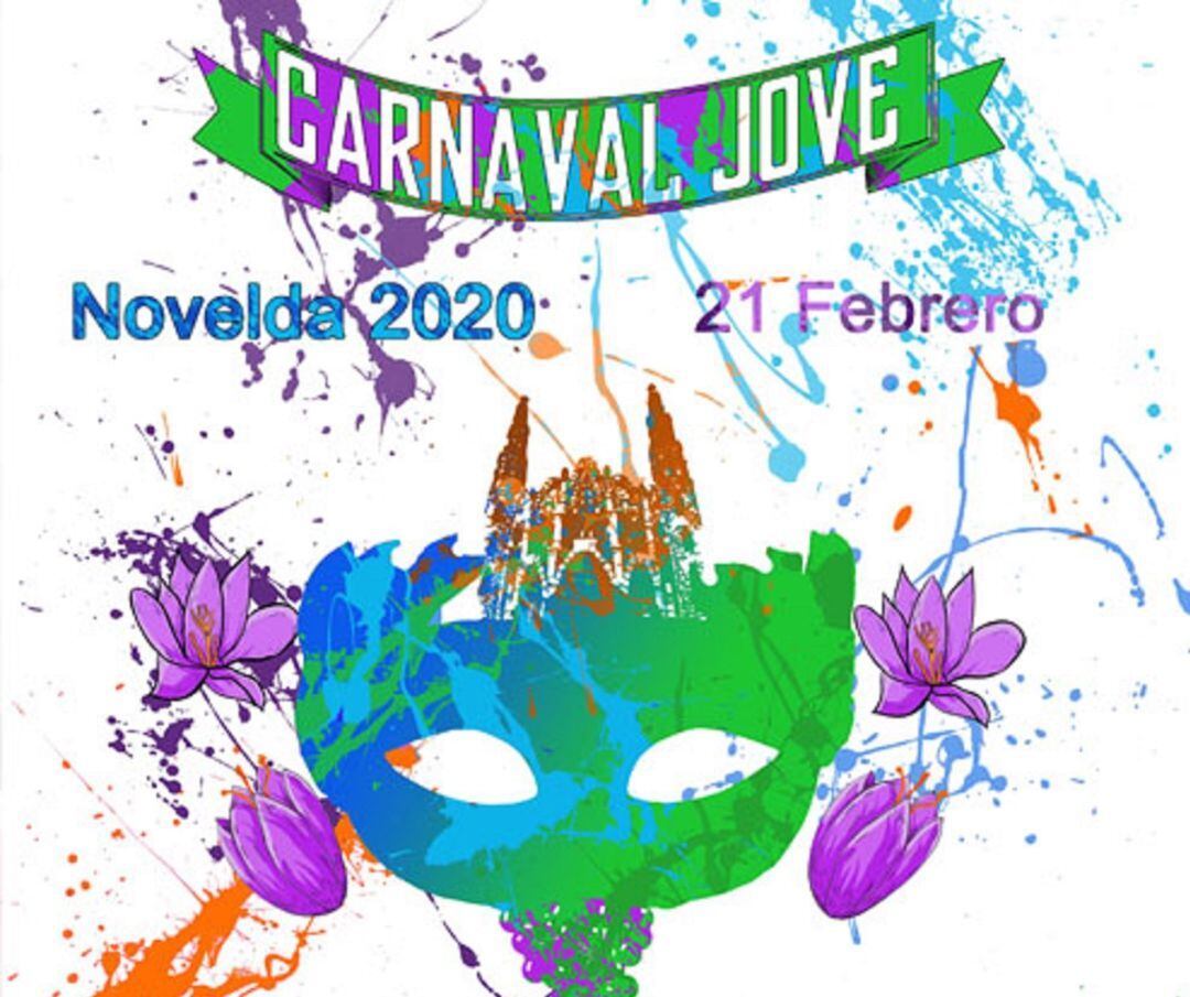 Cartel carnaval joven Novelda