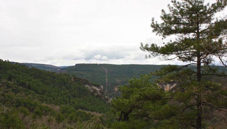 Vistas desde el mirador de la Hoz de Beteta.