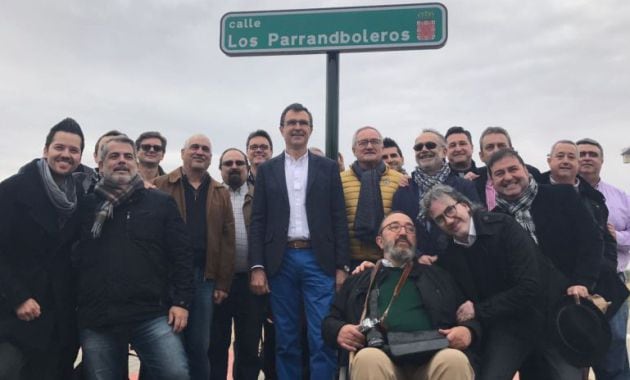 Los Parrandboleros cuentan con su propia calle en Cabezo de Torres desde 2.017