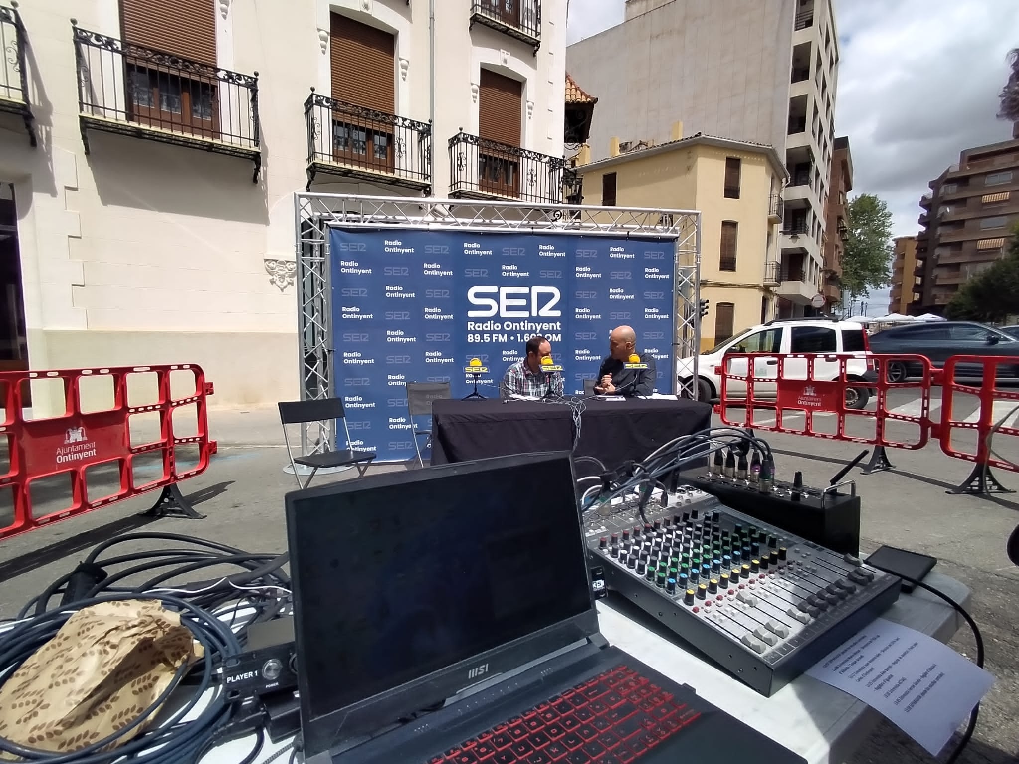 Juan Antonio Soler des del control tècnic