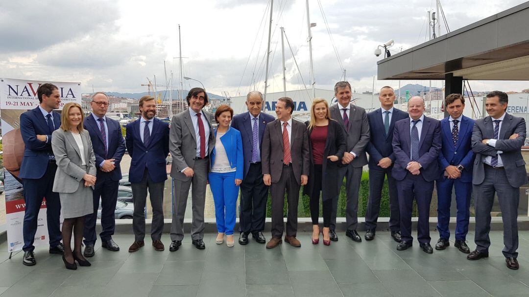 Reunión del Comité Ejecutivo de Navalia con el alcalde Abel Caballero y Elena Espinosa