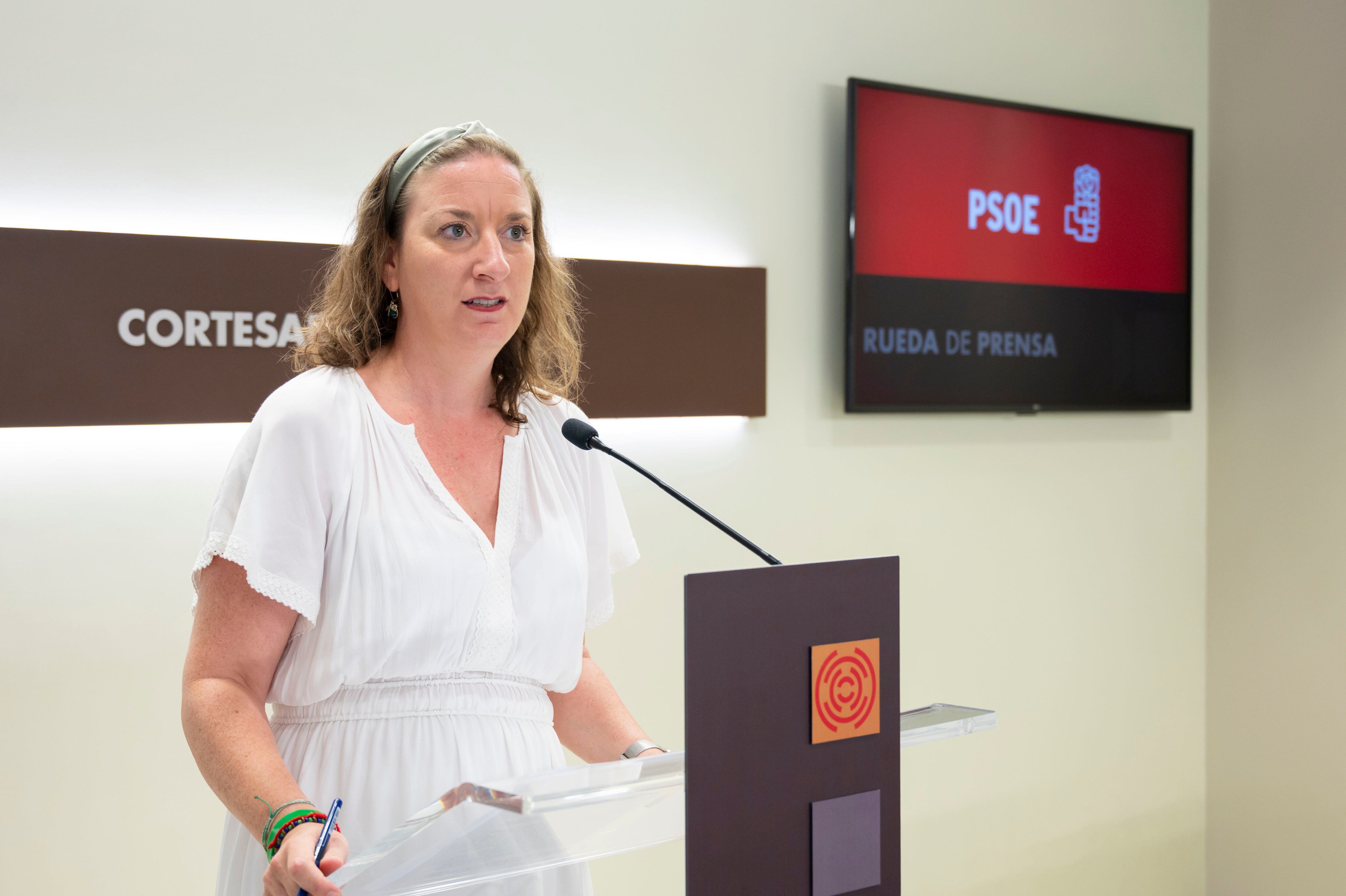 María Rodrigo en rueda de prensa