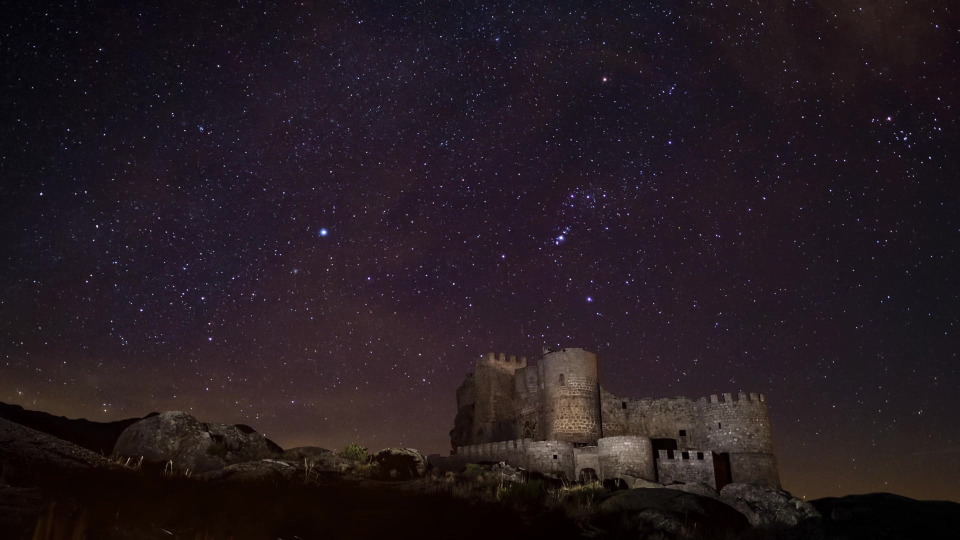 Cielo nocturno en Ávila