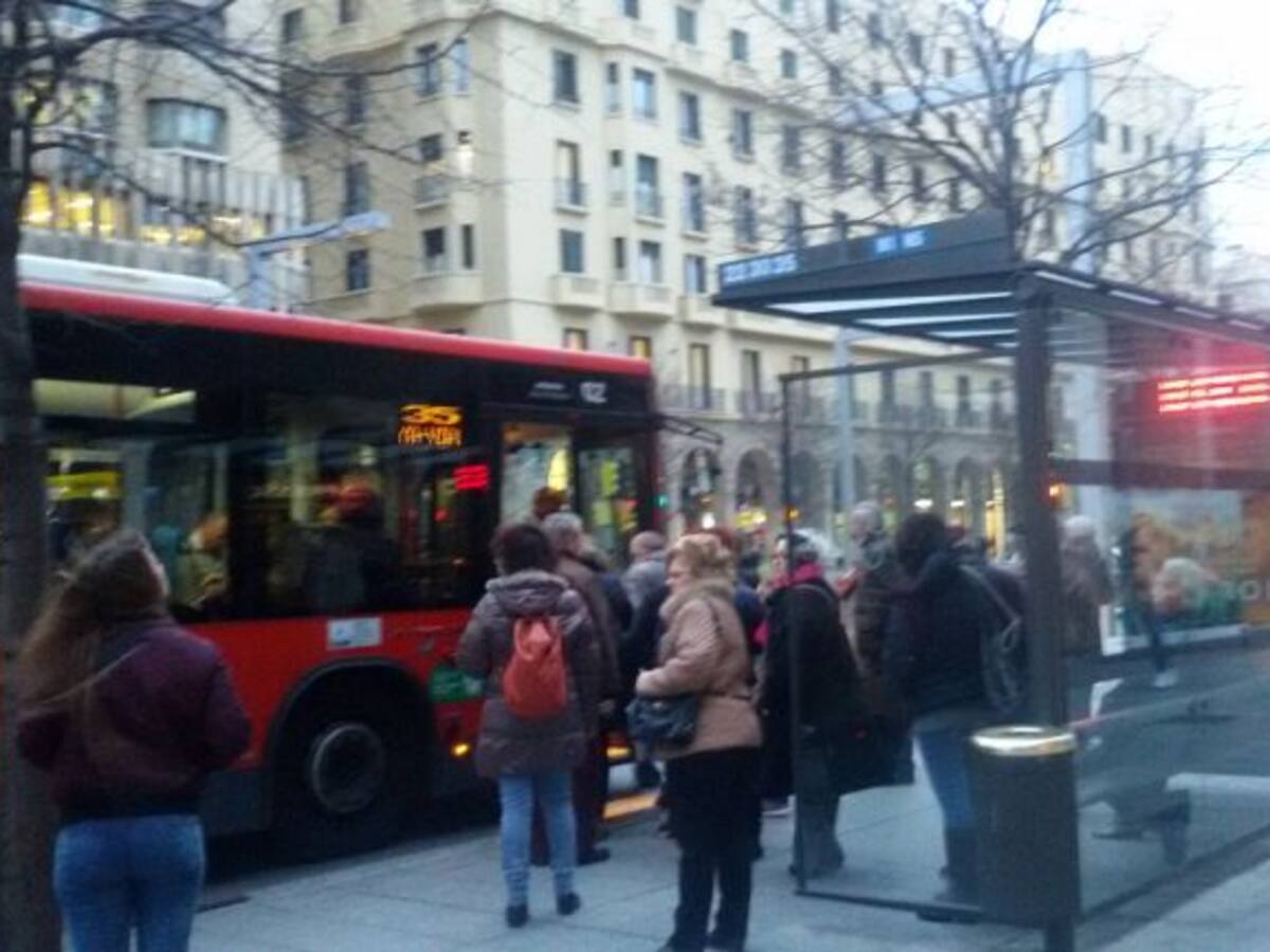Los buses deberán completar el recorrido
