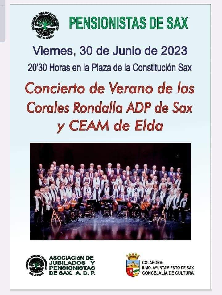 Cartel del concierto