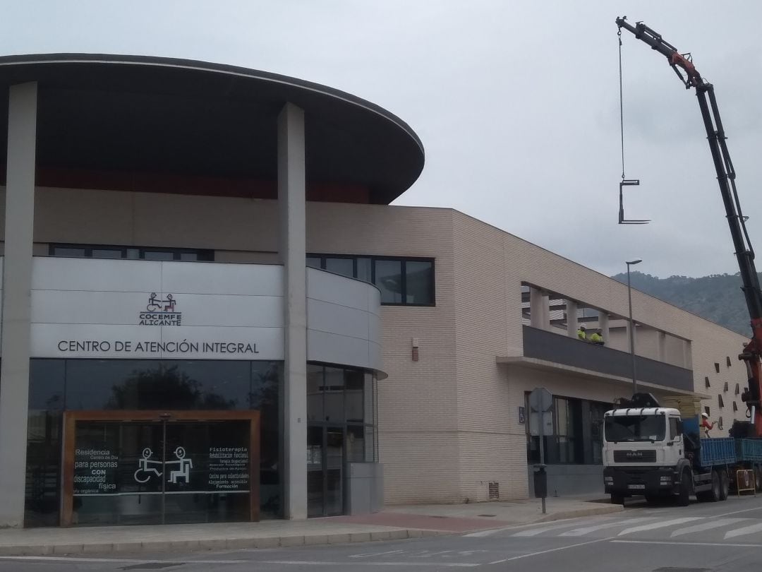 Obras en el Centro de Atención Integral de Petrer