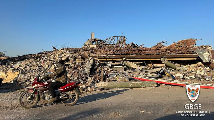 Alvaro Saiz, voluntario de GBGE Galdakao, desde Turquía