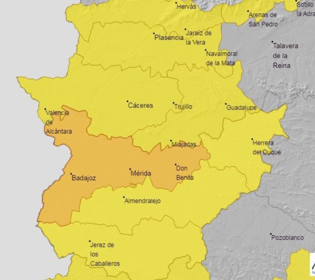 El 112 activa alerta naranja por altas temperaturas en Vegas del Guadiana