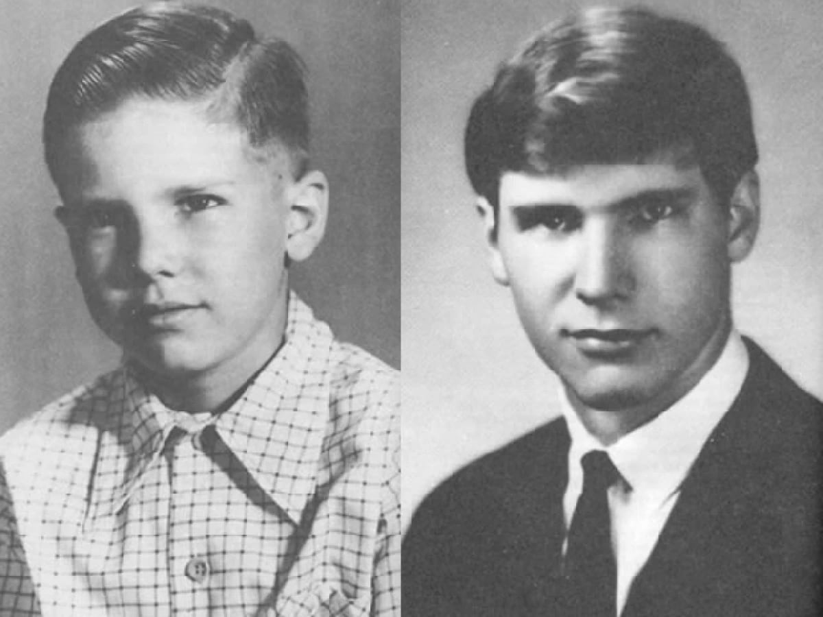 Harrison Ford de niño y de adolescente