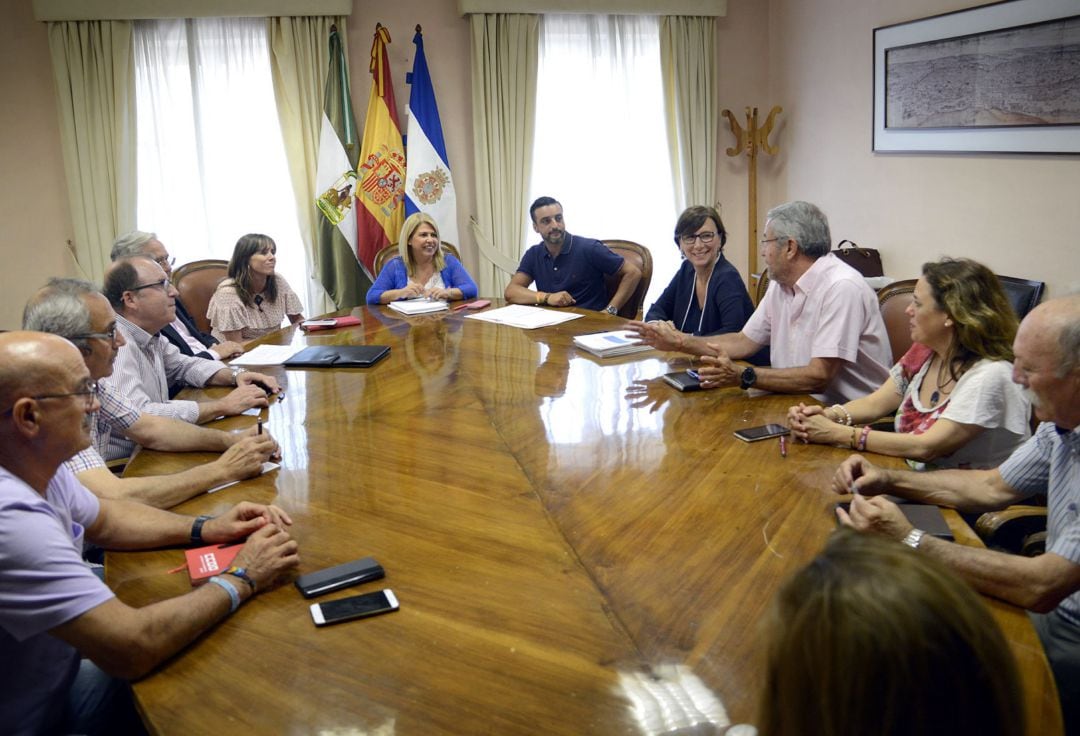 Mamen Sánchez, alcaldesa de Jerez, reunida con el Consejo Social