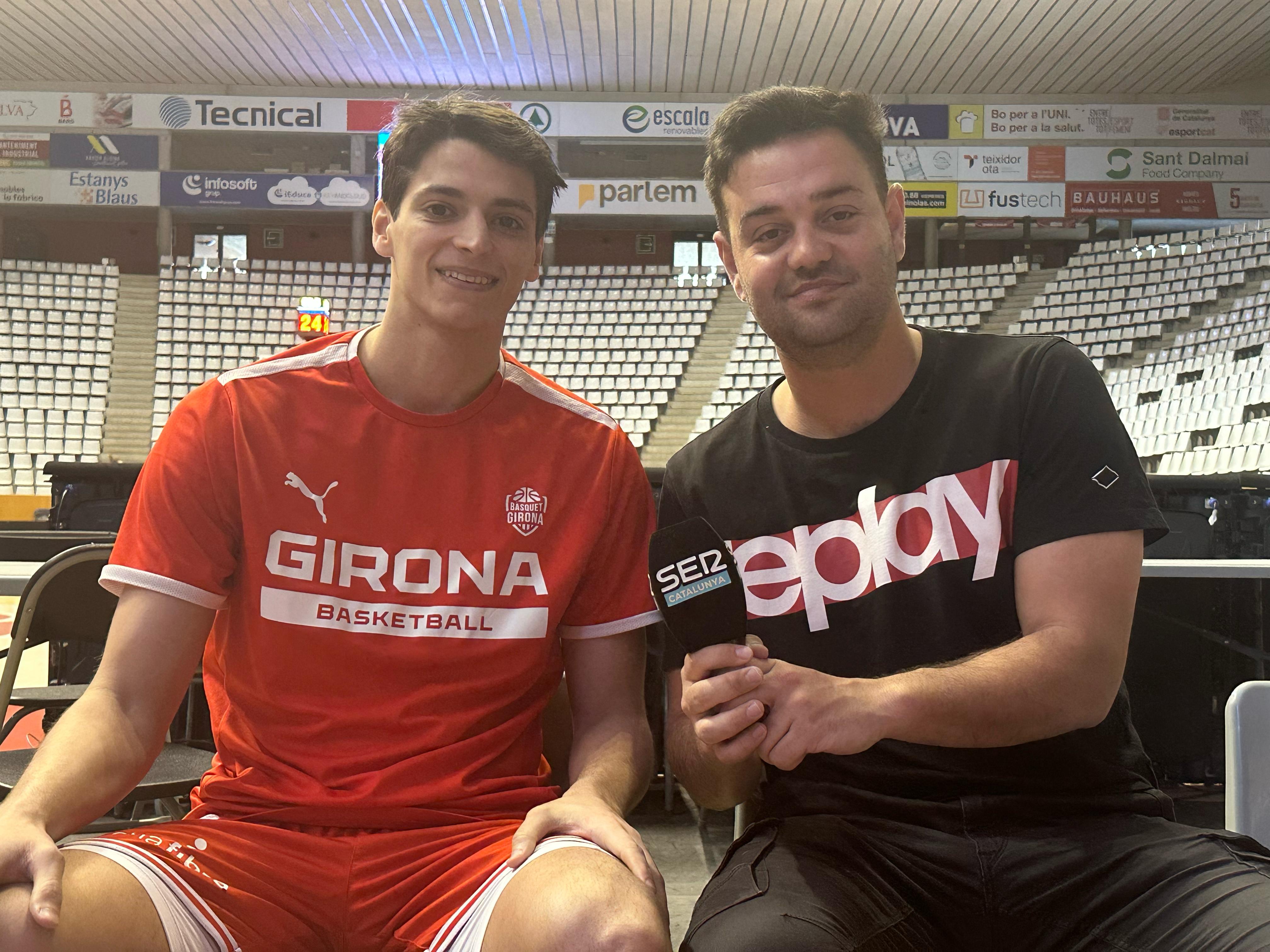 Juani Marcos, a l'Aquí Girona.