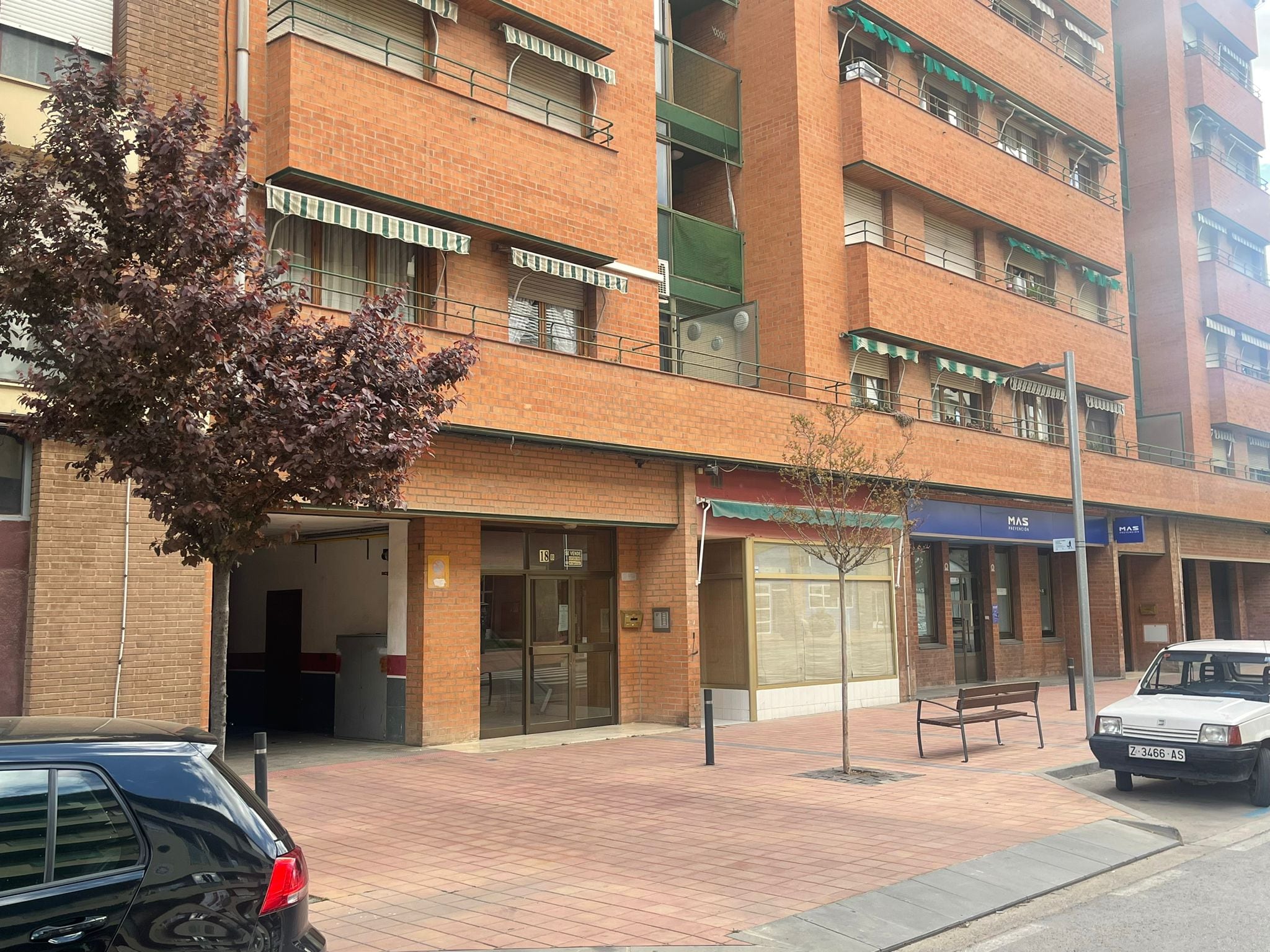 Calle Ramón y Cajal de Calatayud donde fue hallado el cadáver