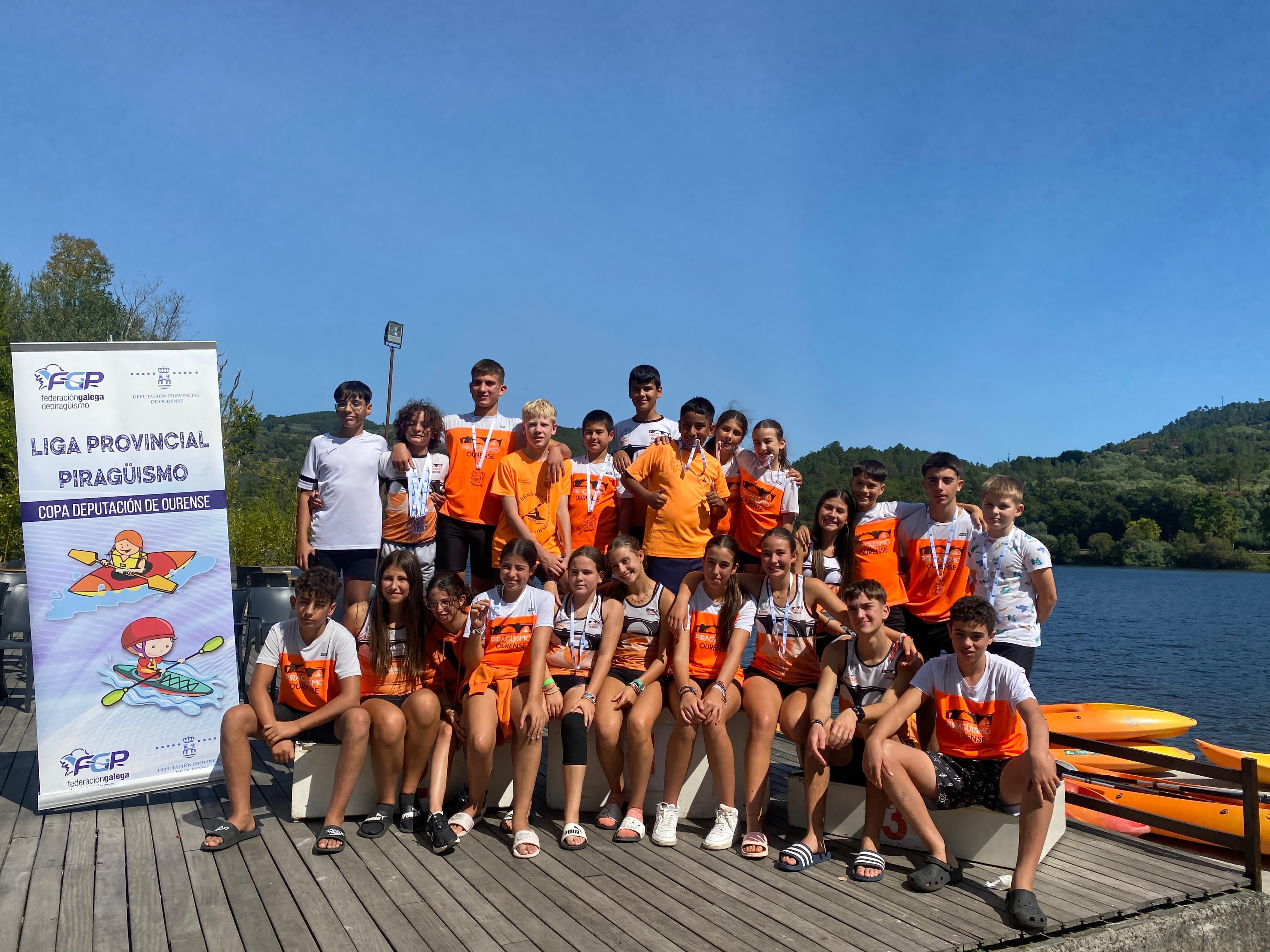 Se disputó la última regata de piragüismo Copa Diputación