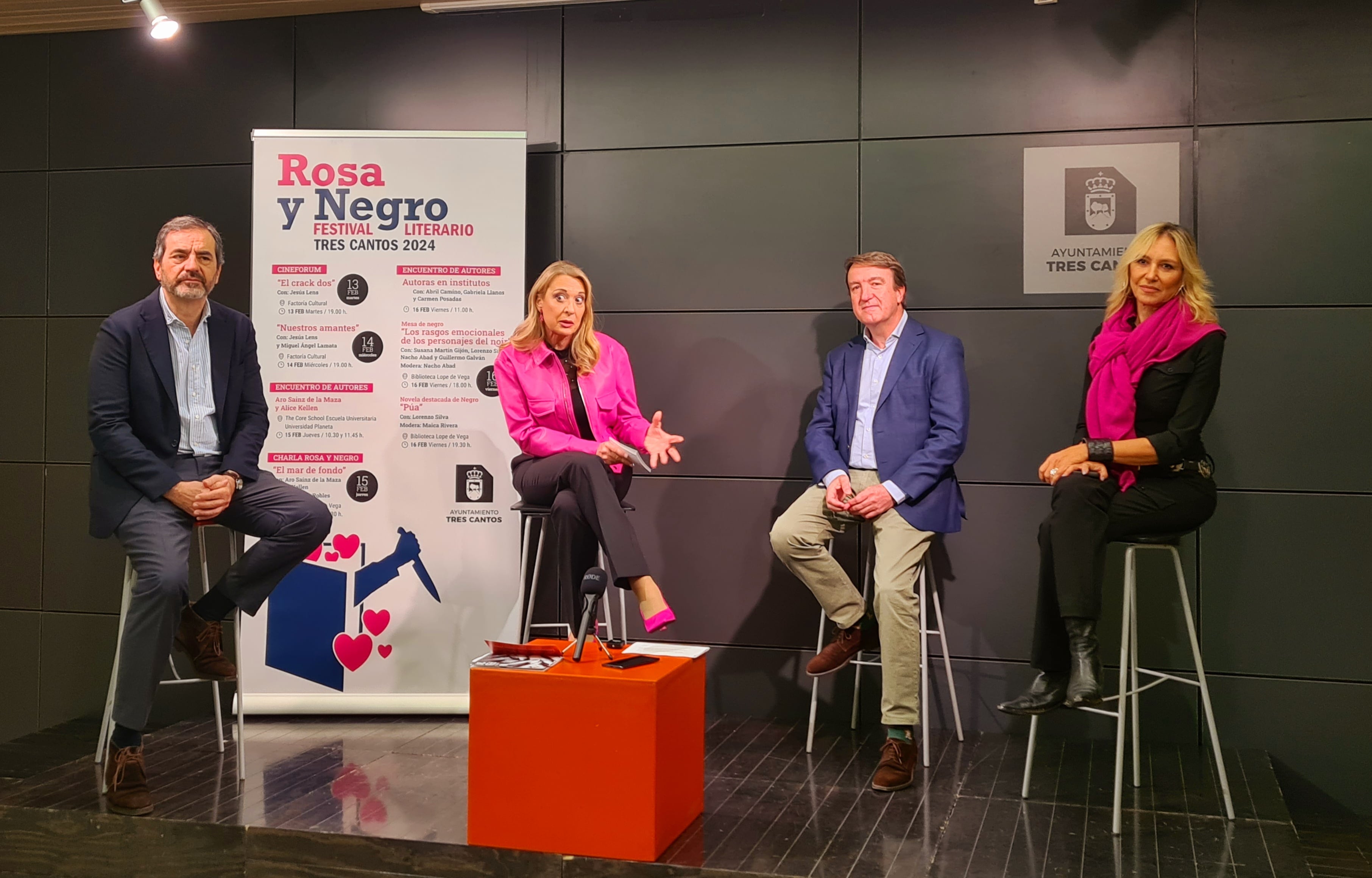 Presentación del festival &#039;Rosa y Negro&#039; de Tres Cantos