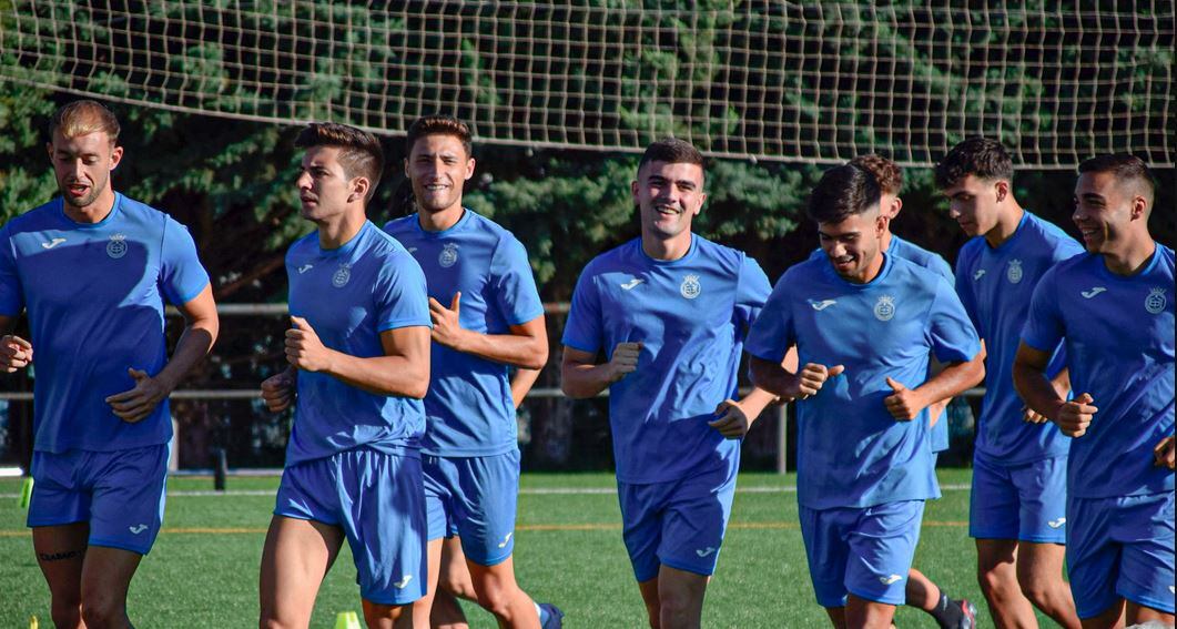 Entrenamiento del Conquense el 1 de agosto.