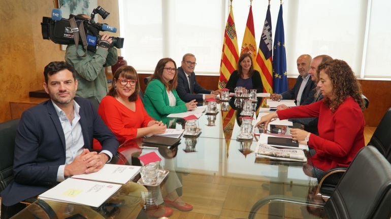 Imagen de la reunión celebrada en el Consell de Ibiza