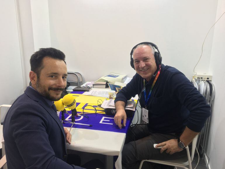 Rafa Ruiz, a su paso por los micrófonos de Hoy por Hoy