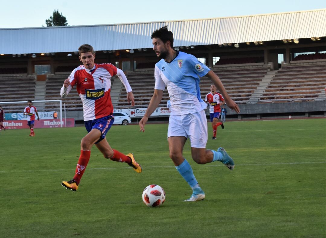 Santi Gegunde, en el partido del pasado domingo ante el Arosa