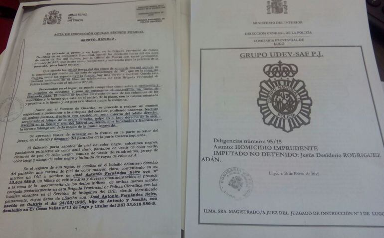 Informe sobre el atropello de un anciano, supuestamente por un camión de Urbaser en Lugo