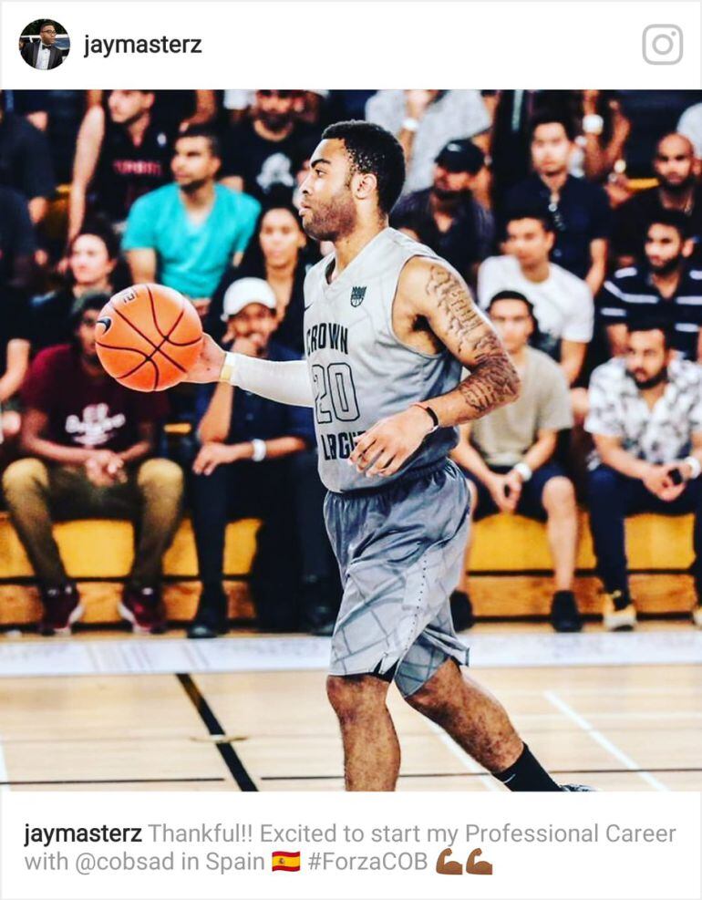 Un internacional más, para el Club Ourense Baloncesto, el canadiense, con pasaporte jamaicano, Javon Masters.