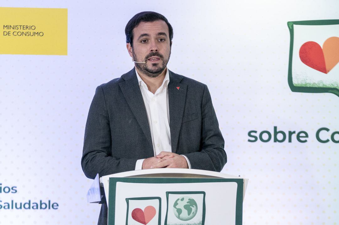 El ministro de Consumo, Alberto Garzón,