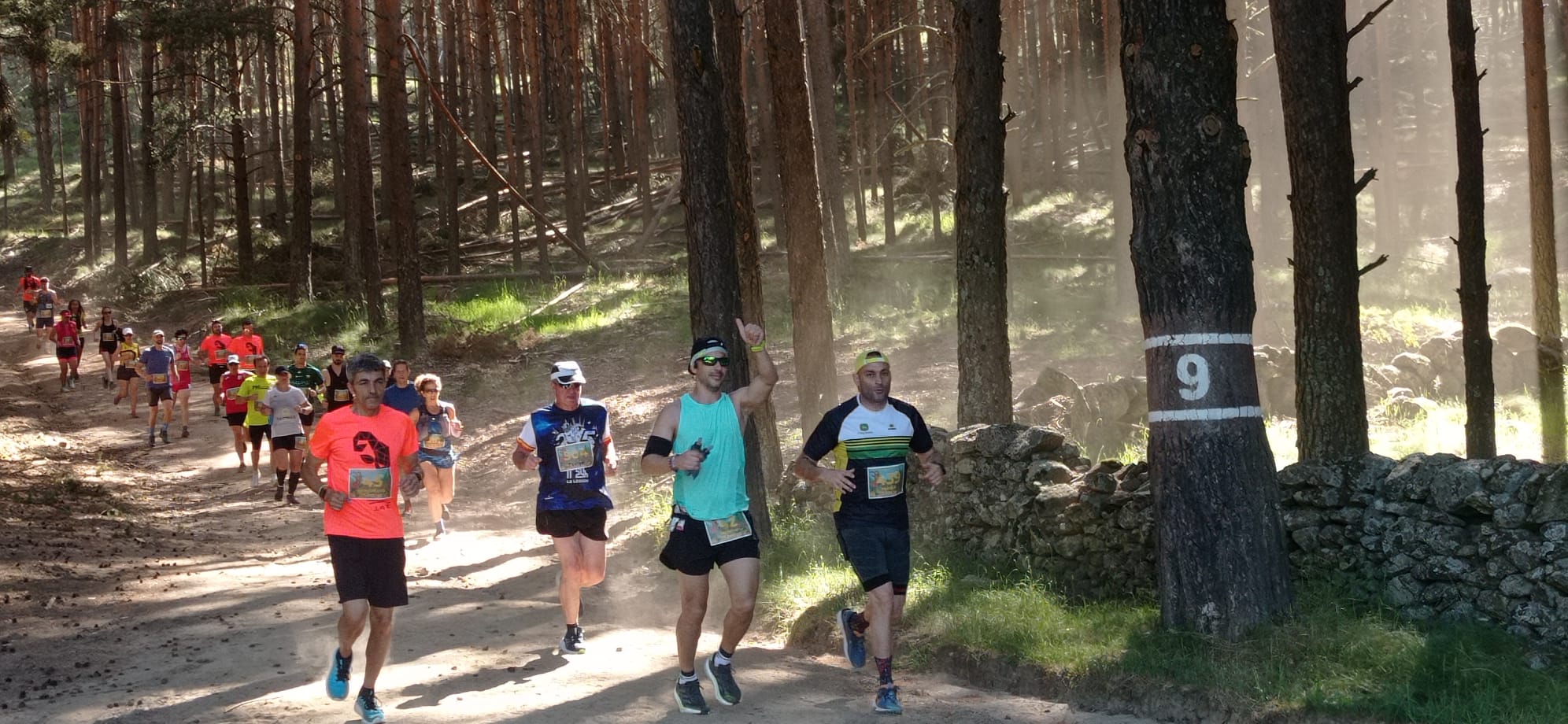 La carrera discurre por senderos en buen estado