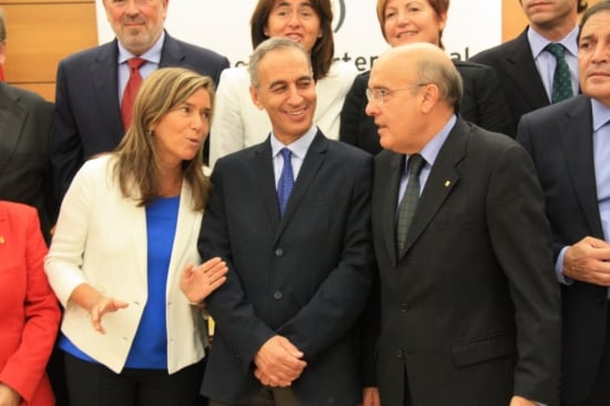 El conseller de Salut, Boi ruiz, i la ministra de Sanitat, Ana Mato, a la conferència Interterritorial de Salut